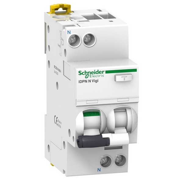 Дифавтомат Schneider Electric 1P+N C25А 30мА тип АС однофазный электронный 6кА iDPN N VIGI (дифференциальный автомат, АВДТ)