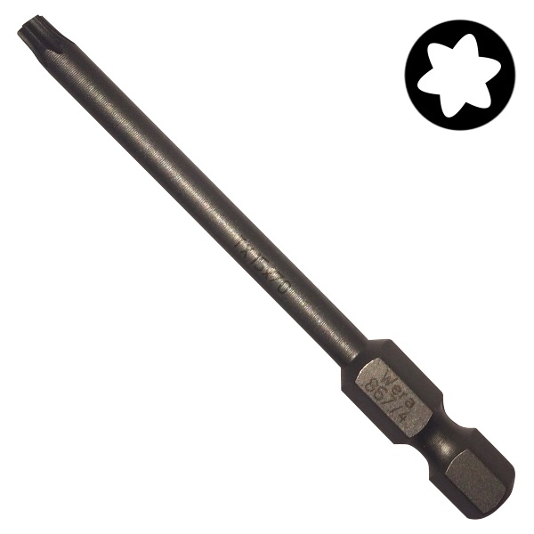 Бита Wera звездочка TORX TX 15 x 70mm 867/4 Z