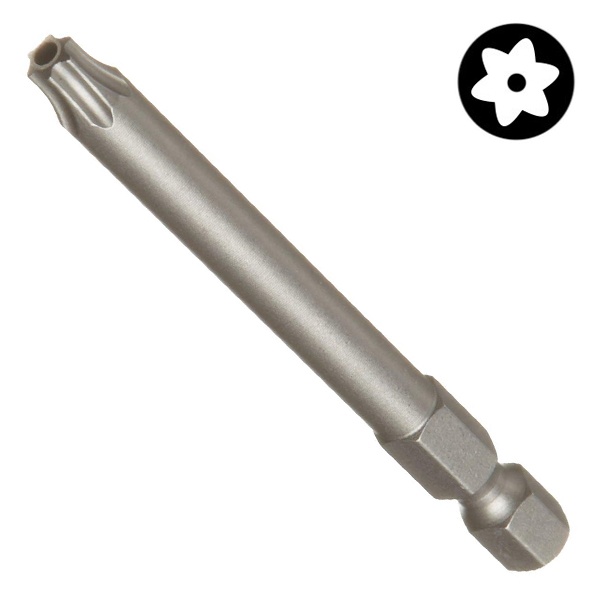 Бита Wera звездочка с отверстием TORX BO TX 25 x 70mm 867/4 Z