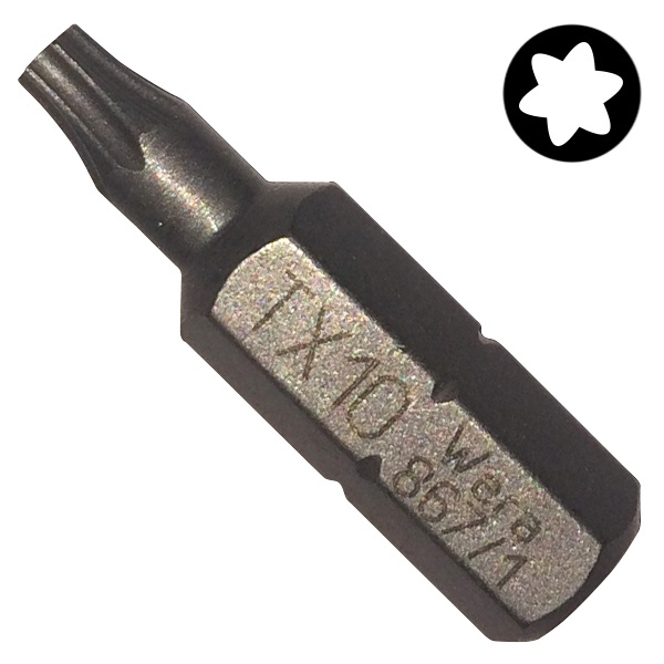 Бита Wera звездочка TORX TX 10 x 25mm 867/1
