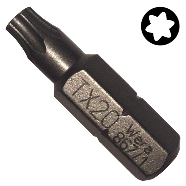 Бита Wera звездочка TORX TX 20 x 25mm 867/1