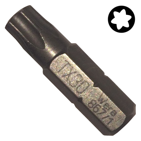 Бита Wera звездочка TORX TX 30 x 25mm 867/1