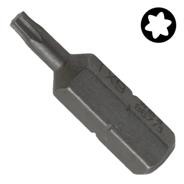 Бита Wera звездочка TORX TX 9 x 25mm 867/1