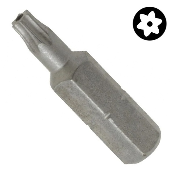 Бита Wera звездочка с отверстием TORX BO TX 15 x 25mm 867/1 Z