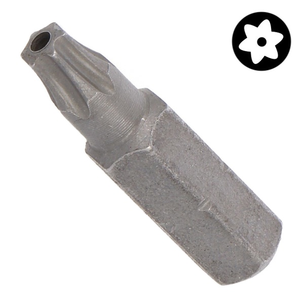 Бита Wera звездочка с отверстием TORX BO TX 20 x 25mm 867/1 Z