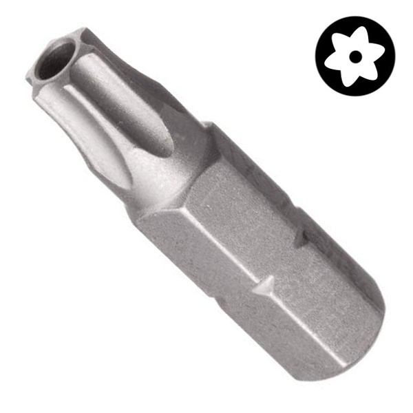 Бита Wera звездочка с отверстием TORX BO TX 30 x 25mm 867/1 Z