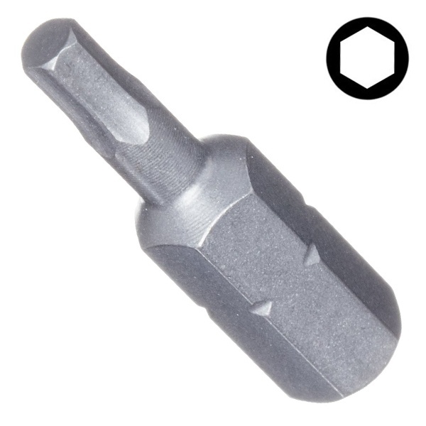 Бита Wera шестигранная Hex-Plus 2.5 x 25mm 840/1 Z