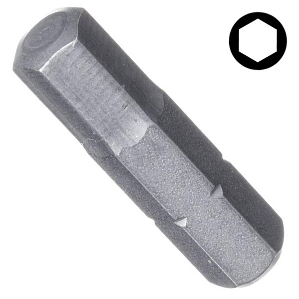 Бита Wera шестигранная Hex-Plus 6.0 x 25mm 840/1 Z