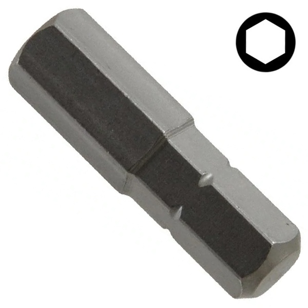 Бита Wera шестигранная Hex-Plus 7.0 x 25mm 840/1 Z