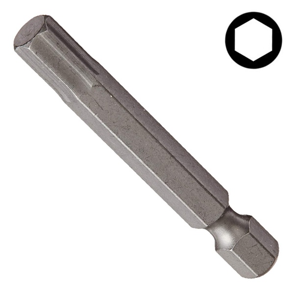 Бита Wera шестигранная Hex-Plus 6.0 x 50mm 840/4 Z