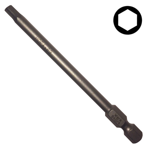 Бита Wera шестигранная Hex-Plus 4.0 x 89mm 840/4 Z