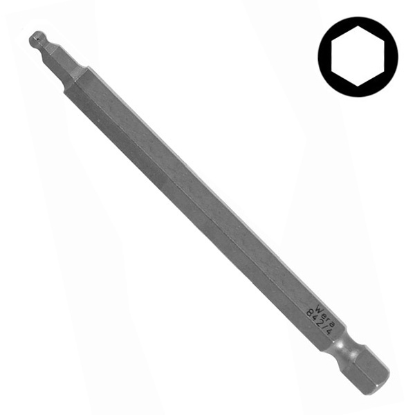 Бита Wera шестигранная со сферической головкой 5.0 x 89mm 842/4