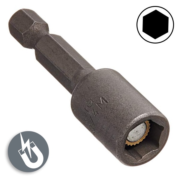 Бита Wera с торцевой головкой магнитная 6,0 x 50mm 869/4 M