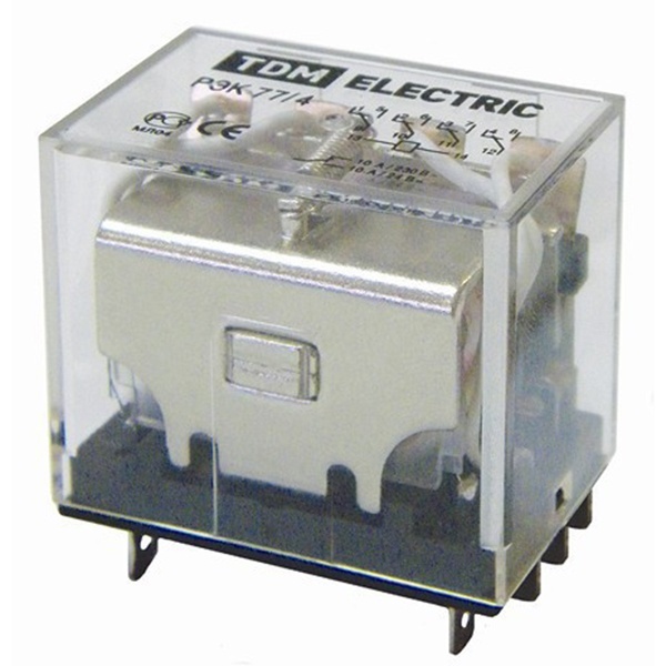 Реле TDM РЭК77/4 10А 12В DC