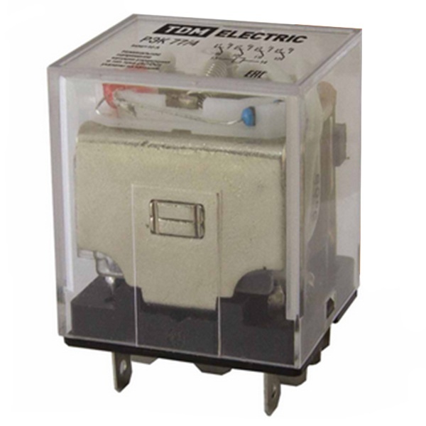 Реле TDM РЭК77/4 с индикатором 10А 230В AC