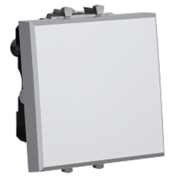 Переключатель с 3-х мест одноклавишный DKC Avanti 2 модуля закаленная сталь