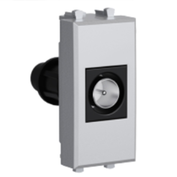 Розетка TV DKC Avanti оконечная модульная 1 модуль, закаленная сталь