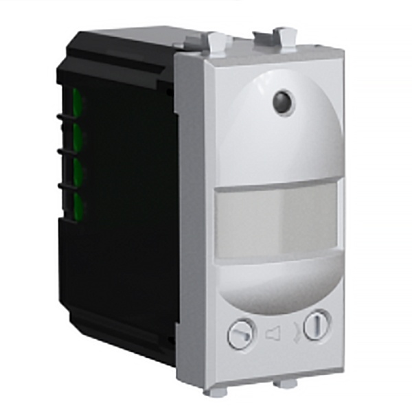 Датчик движения DKC Avanti модульный 1 модуль 3-х проводный 4А 100-240В 50-60Гц, закаленная сталь