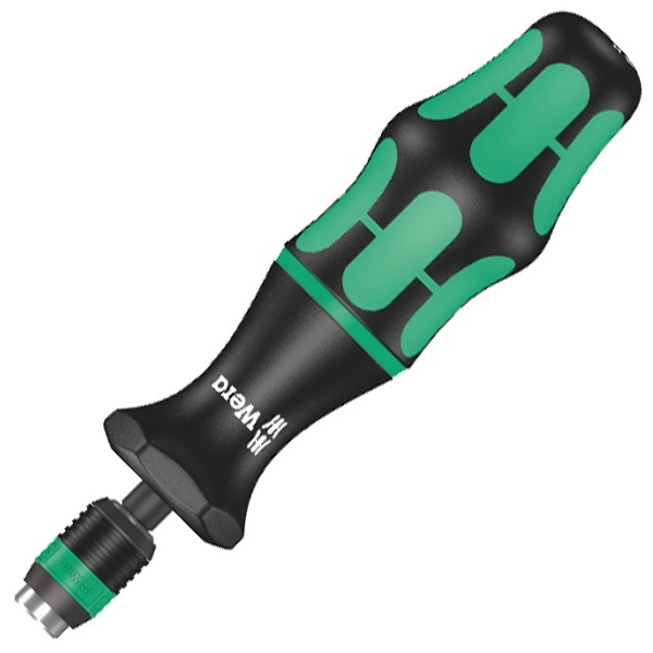 Динамометрическая отвертка Wera с настройкой затяжки 1,2 - 3,0Nm для бит 1/4 дюйма Kraftform 7461