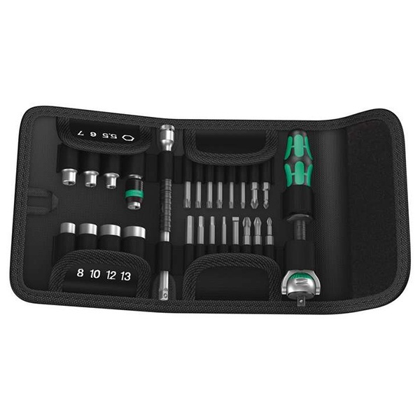 Комплект инструментов с трещоточным ключом Вера из 26 предметов Kraftform Kompakt Zyklop Speed