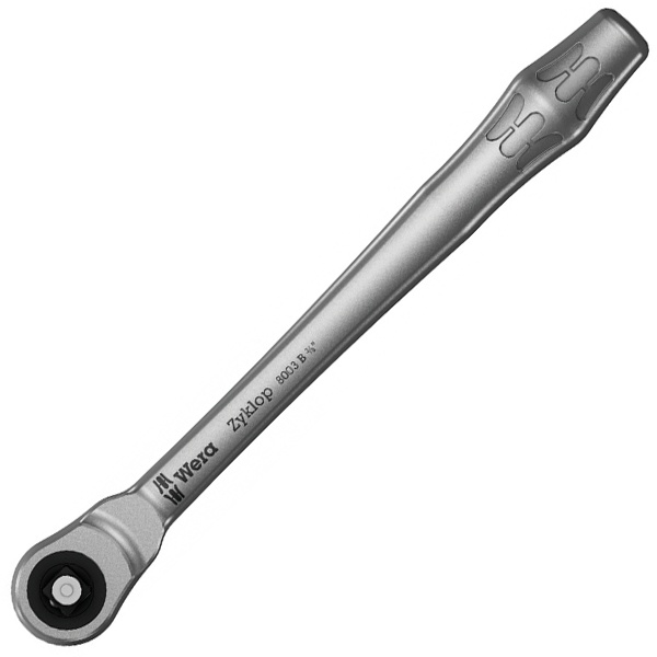 Трещоточный ключ 3/8 дюйма Вера сдвижной квадрат 8003 B Zyklop Metal привод 3/8дюйма, 222.0mm