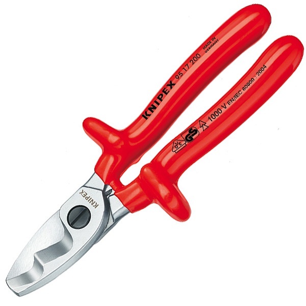 Ножницы Knipex для резки кабелей 200 мм