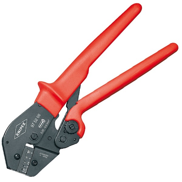 Клещи зажимные Knipex для опрессовки вороненые 250 мм