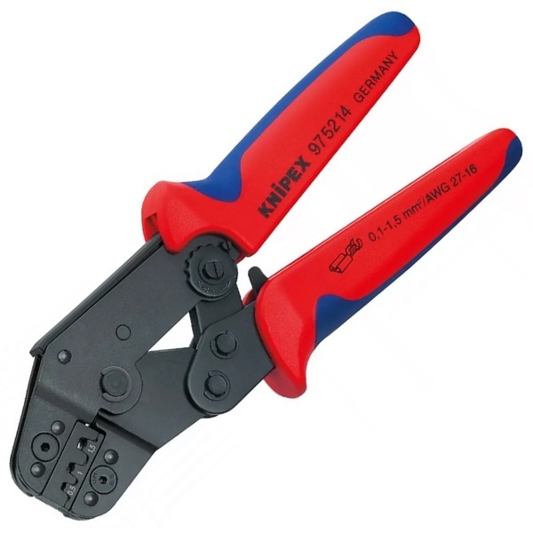 Клещи зажимные Knipex для опрессовки вороненые 195 мм