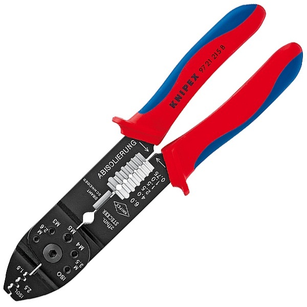 Клещи Knipex зажимные для опрессовки вороненые 230 мм