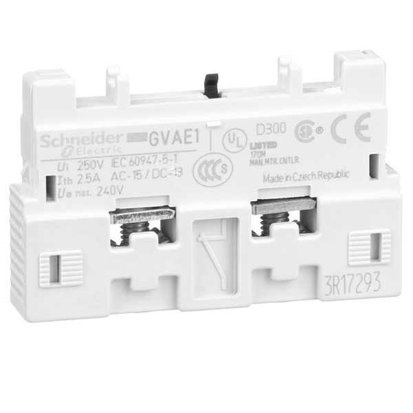 Контактный блок боковой Schneider Electric TeSys НО или НЗ мгновенного действия