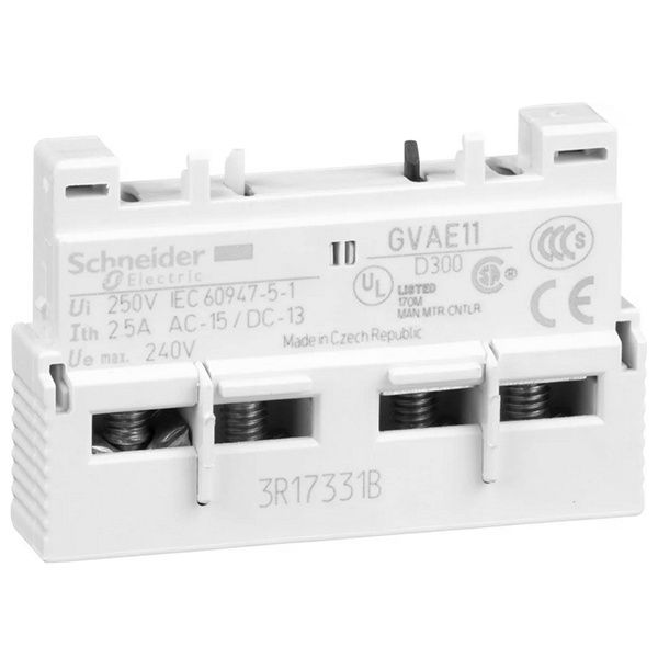 Контактный блок боковой Schneider Electric TeSys НО+НЗ мгновенного действия