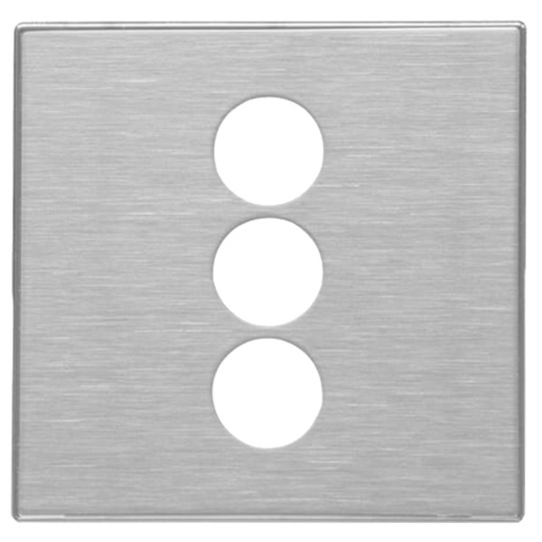 Накладка для механизма 3RCA ABB SKY, нержавеющая сталь (8555.3 AI)