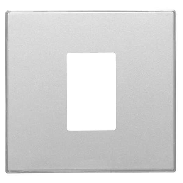 Накладка для один механизм VDI ABB SKY, серебряный (8555 PL)