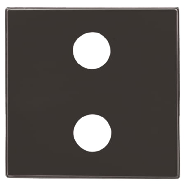 Накладка для механизма 2RCA ABB SKY, черный бархат (8555.2 NS)