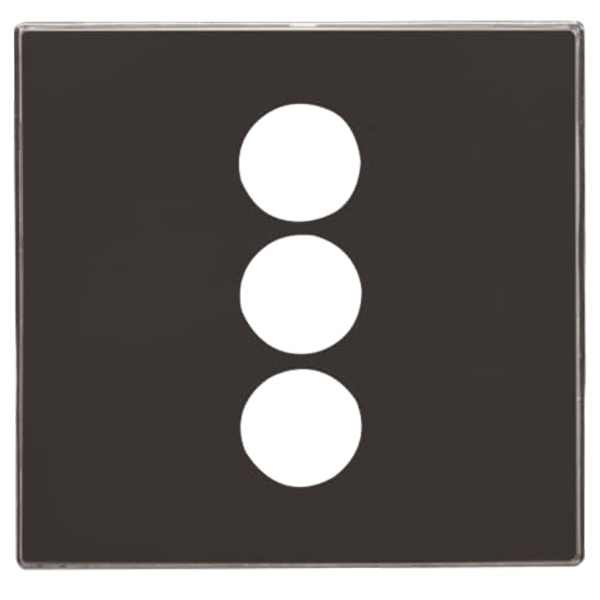 Накладка для механизма 3RCA ABB SKY, черный бархат (8555.3 NS)