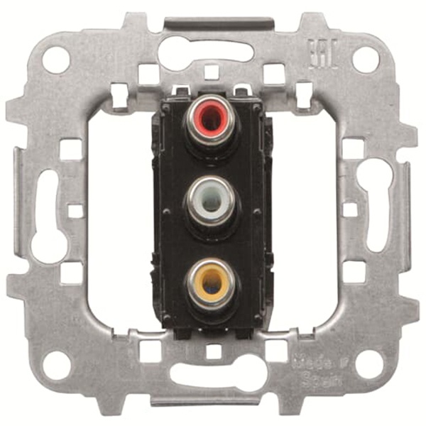 Механизм разъёма 3хRCA ABB Niessen (8155.3)