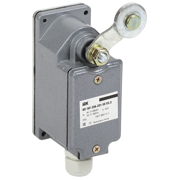 Выключатель концевой ИЭК ВП 16Г-23Б-231-55 У2.3, 1НЗ+1НО, IP55