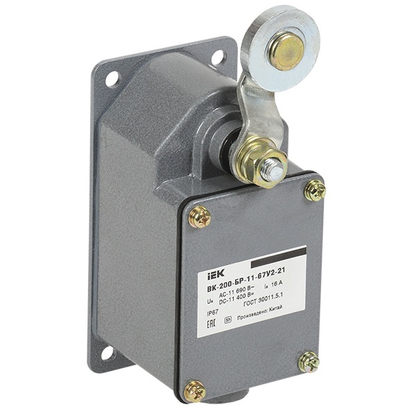 Выключатель концевой ИЭК ВК-200-БР-11-67У2-21 1НЗ+1НО , IP67