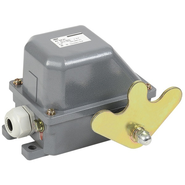 Выключатель концевой ИЭК КУ-704 У1, W- образный рычаг,2 коммутируемые цепи, 10А, IP44, 2 эл. цепи