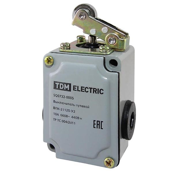 Выключатель путевой TDM контактный ВПК-2112Б-У2 10А 660В IP67