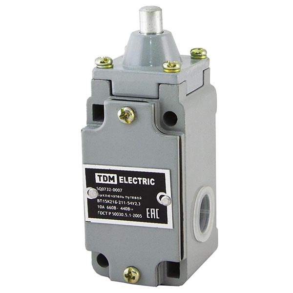 Выключатель путевой TDM ВП15K21Б-211-54У2.8 10А 660В IP54