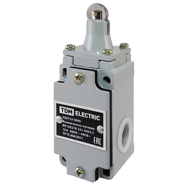 Выключатель путевой TDM ВП15K21Б-221-54У2.3 10А 660В IP54
