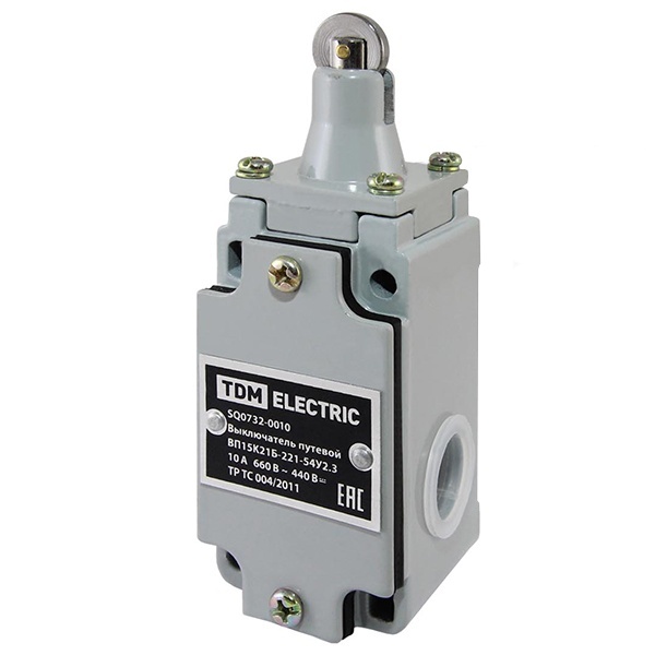 Выключатель путевой TDM ВП15K21Б-221-54У2.8 10А 660В IP54