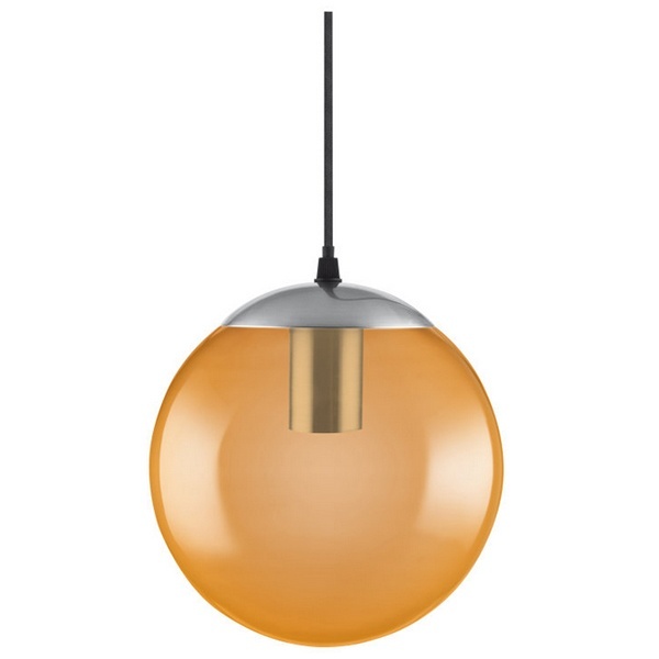 Светильник подвесной Ledvance Vintage 1906 Bubble Pendant E27 200x1460 Glass Orange (золотистый)