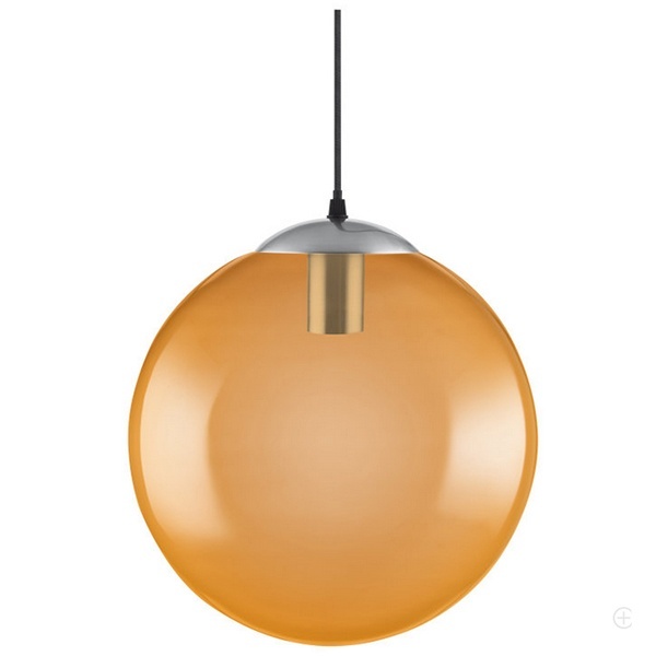 Светильник подвесной Ledvance Vintage 1906 Bubble Pendant E27 300x1570 Glass Orange (золотистый)