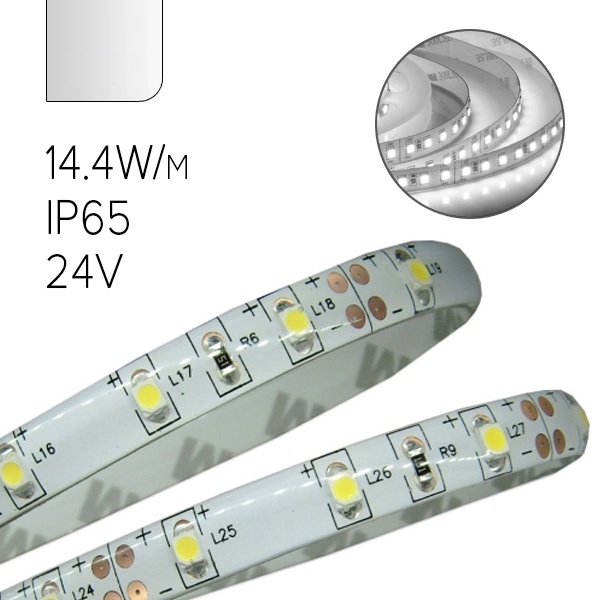 Светодиодная лента ЭРА LS2835-14,4-120-24-65-4200K-5m 5056306043895