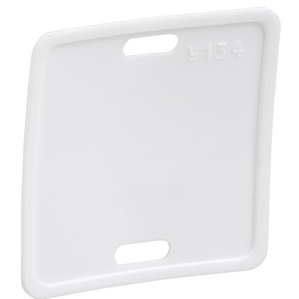 Бирка У-134 ИЭК кабельная квадрат 55х55 мм белая [упаковка 100шт]