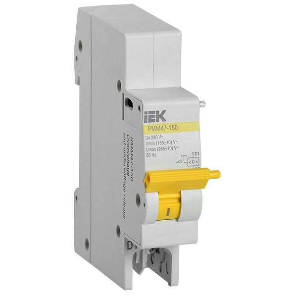 Расцепитель минимального и максимального напряжения ИЭК РММ47-150 на DIN-рейку для ВА47-150
