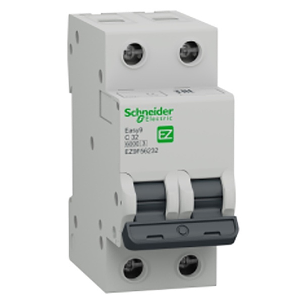 Автоматический выключатель Schneider Electric EASY 9 2П 32А С 6кА 230В (автомат электрический)