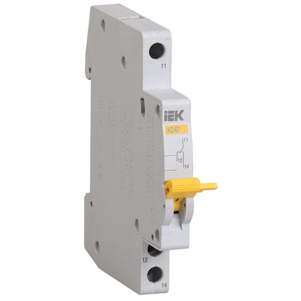 Контакт состояния ИЭК КС47 новая серия на DIN-рейку для ВА47-29 и ВА47-100